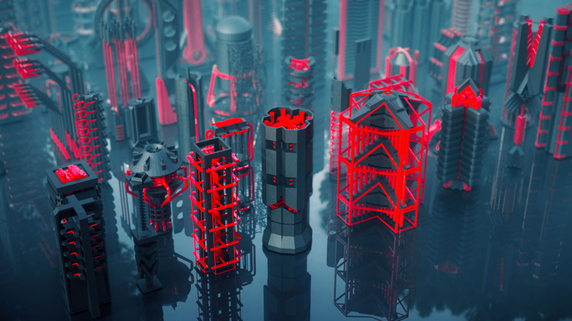 SCI FI Mechanisms Kitbash Set - 100 Pieces