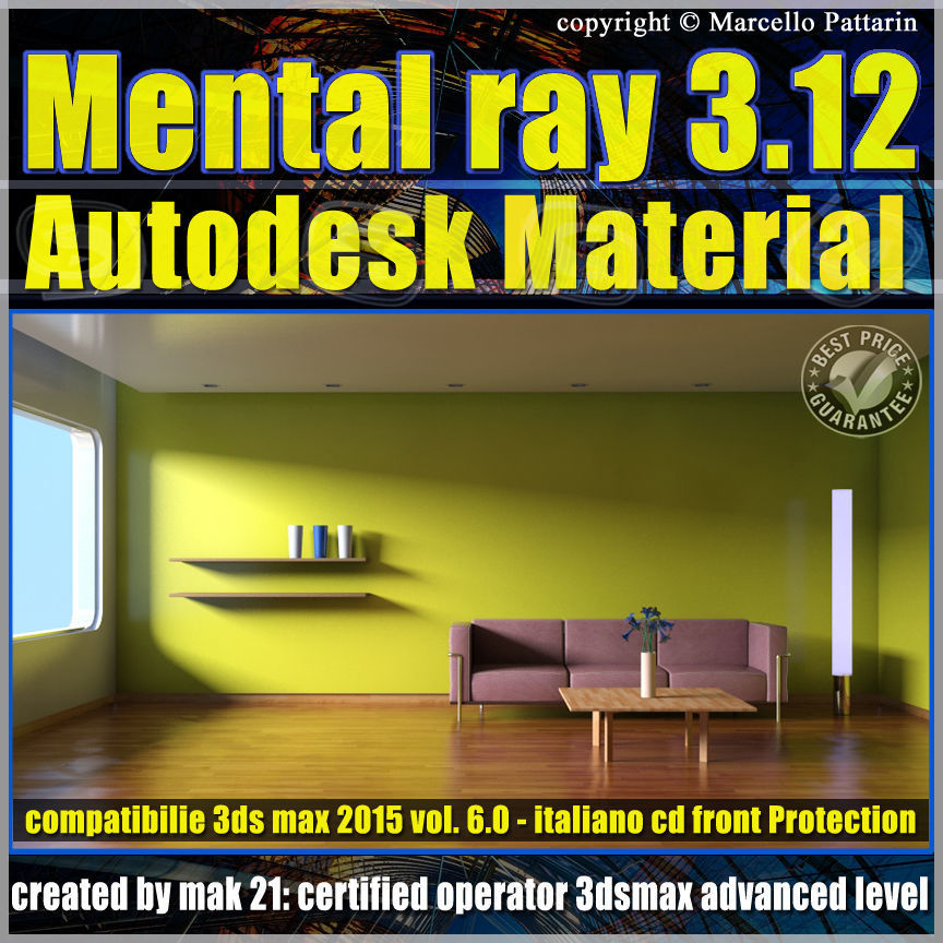 Mental ray 3 12 in 3dsmax 2015 Vol 6 Autodesk Material