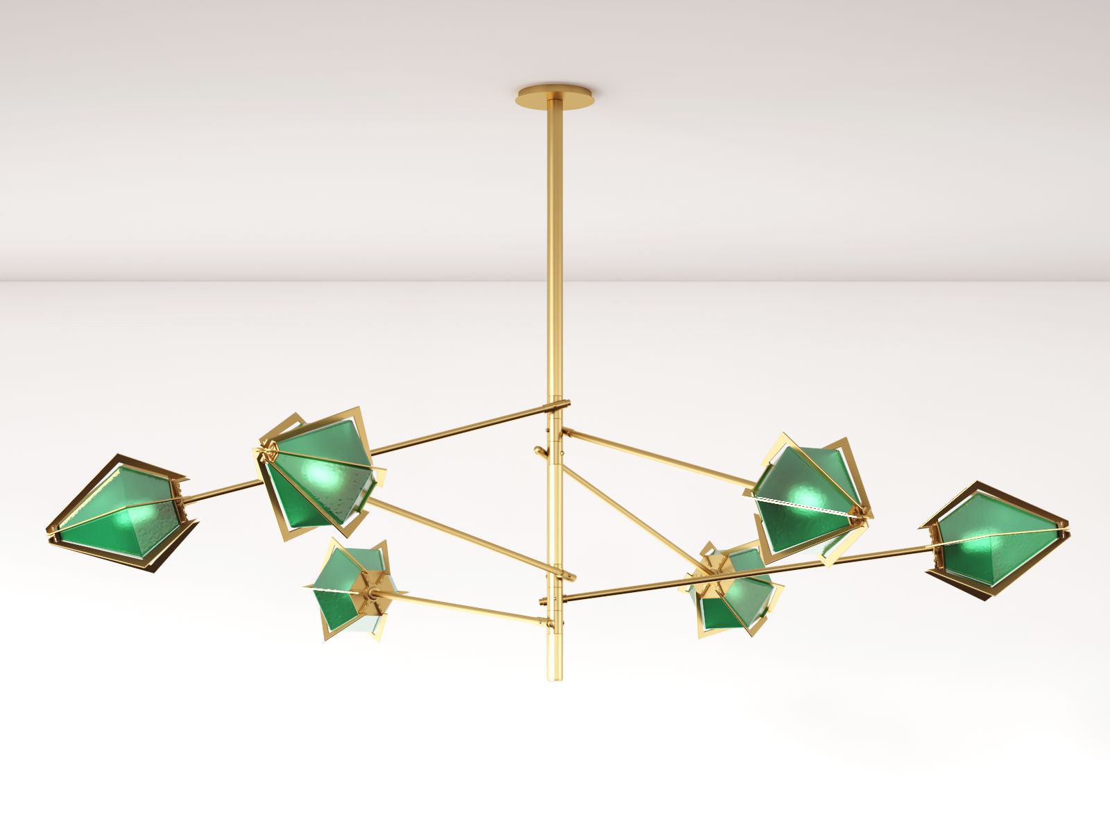 Harlow Spoke Chandelier L 3D model