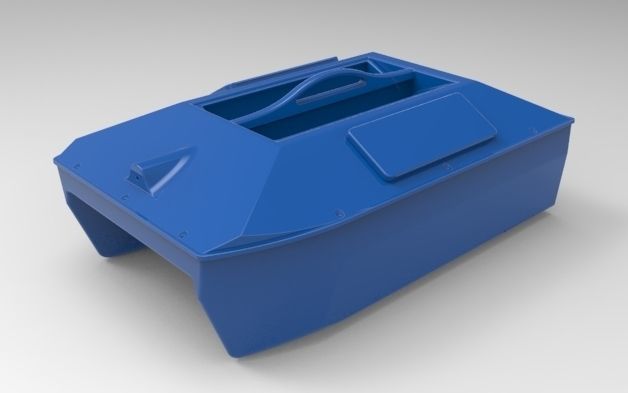 Large format Bait boat for carpfishing DIY 3d model