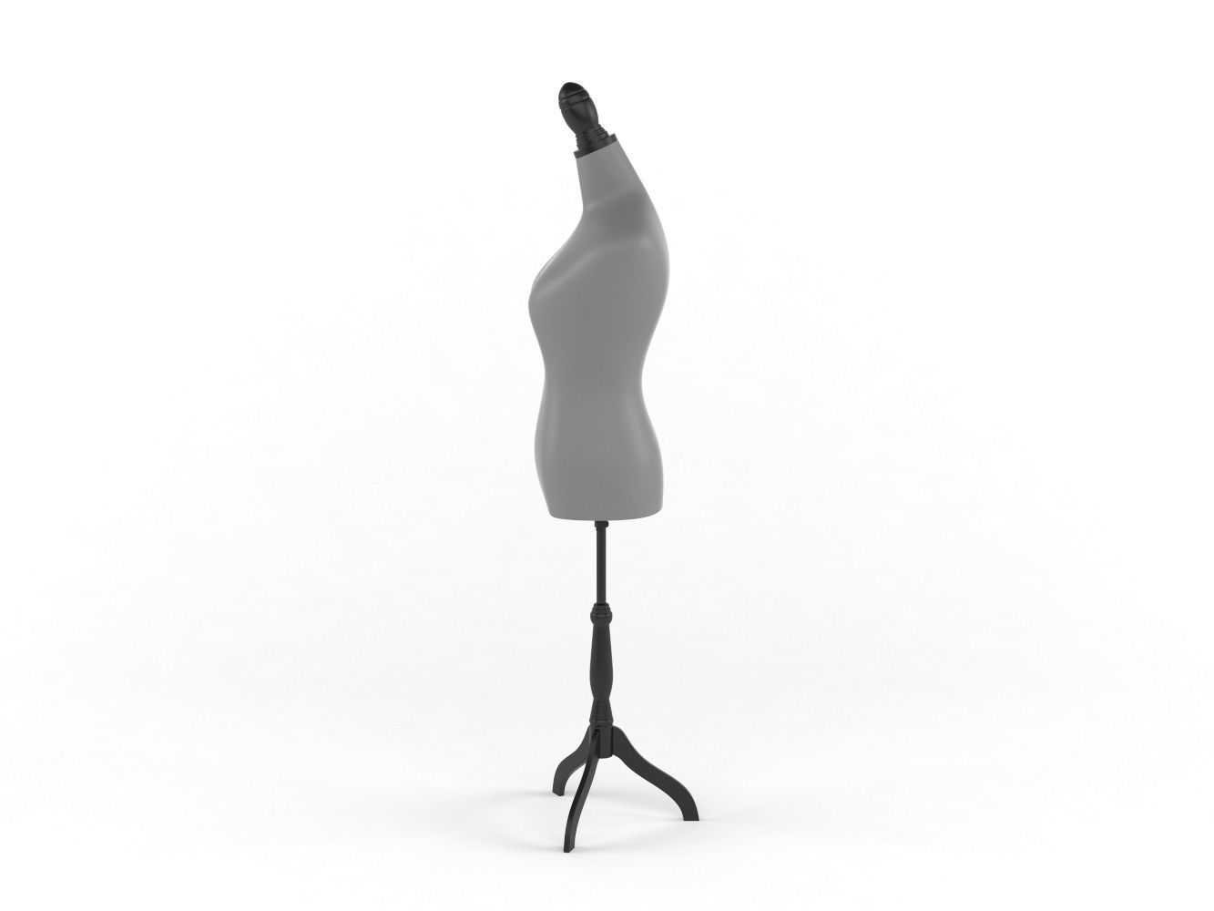 Classic Female Mannequin Form 3D model CGTrader