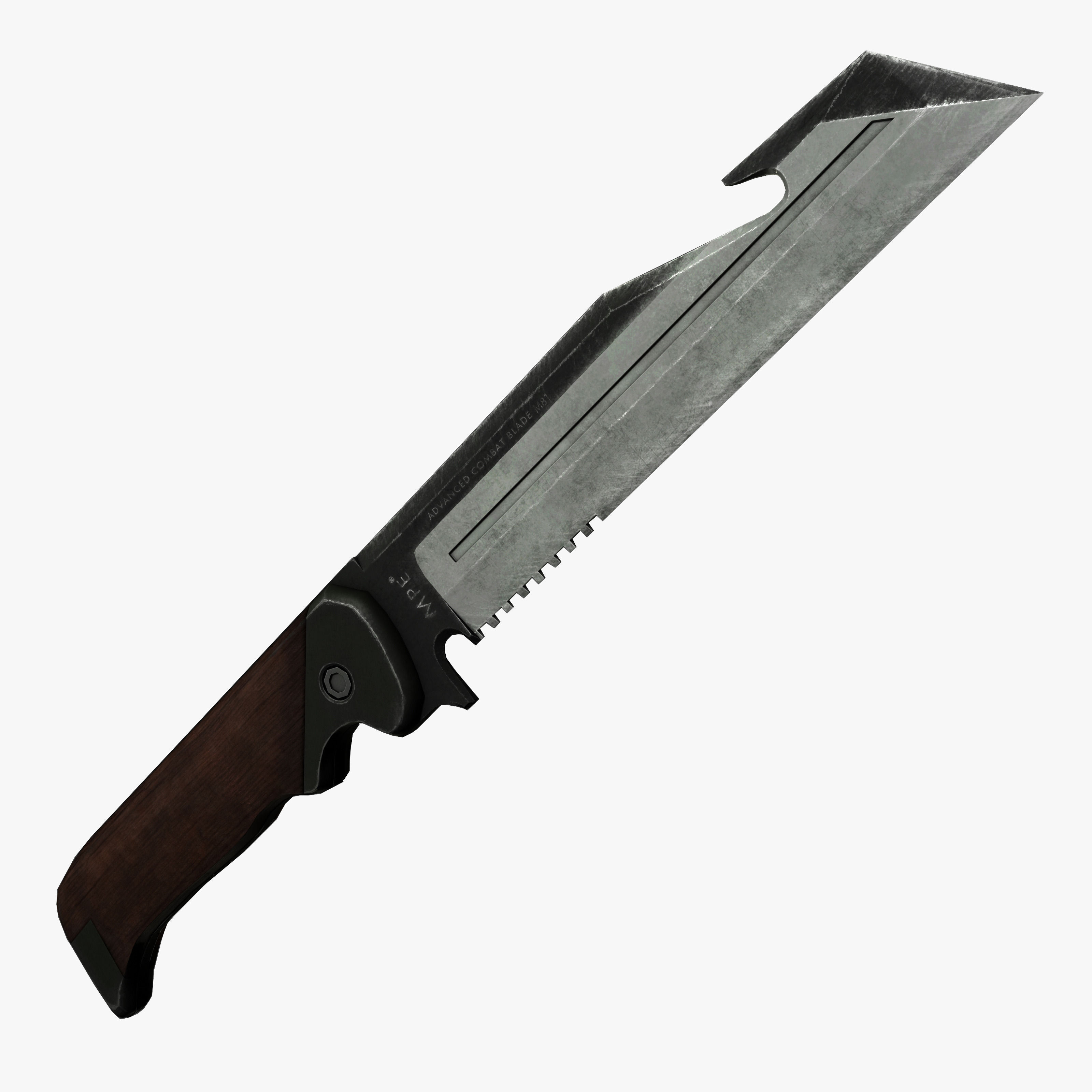 3D model ACB90 Advanced Combat Blade 90 VR / AR / lowpoly CGTrader