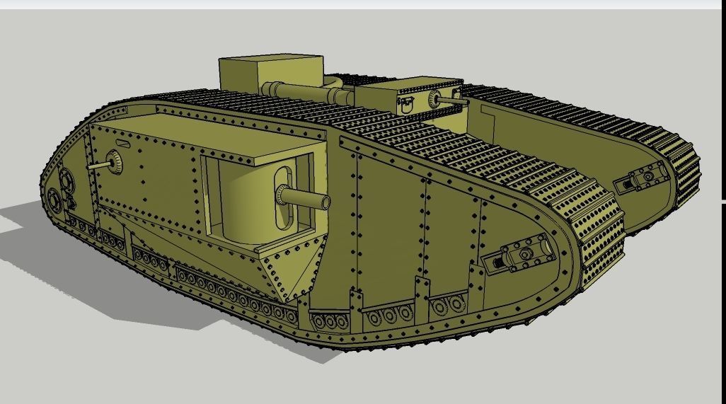 english tank mark 5 3D model