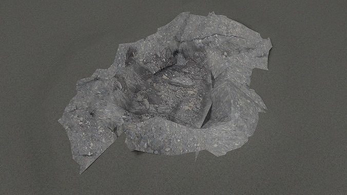 Design Pothole 3D model Pothole -design 1 VR / AR / low-poly | CGTrader