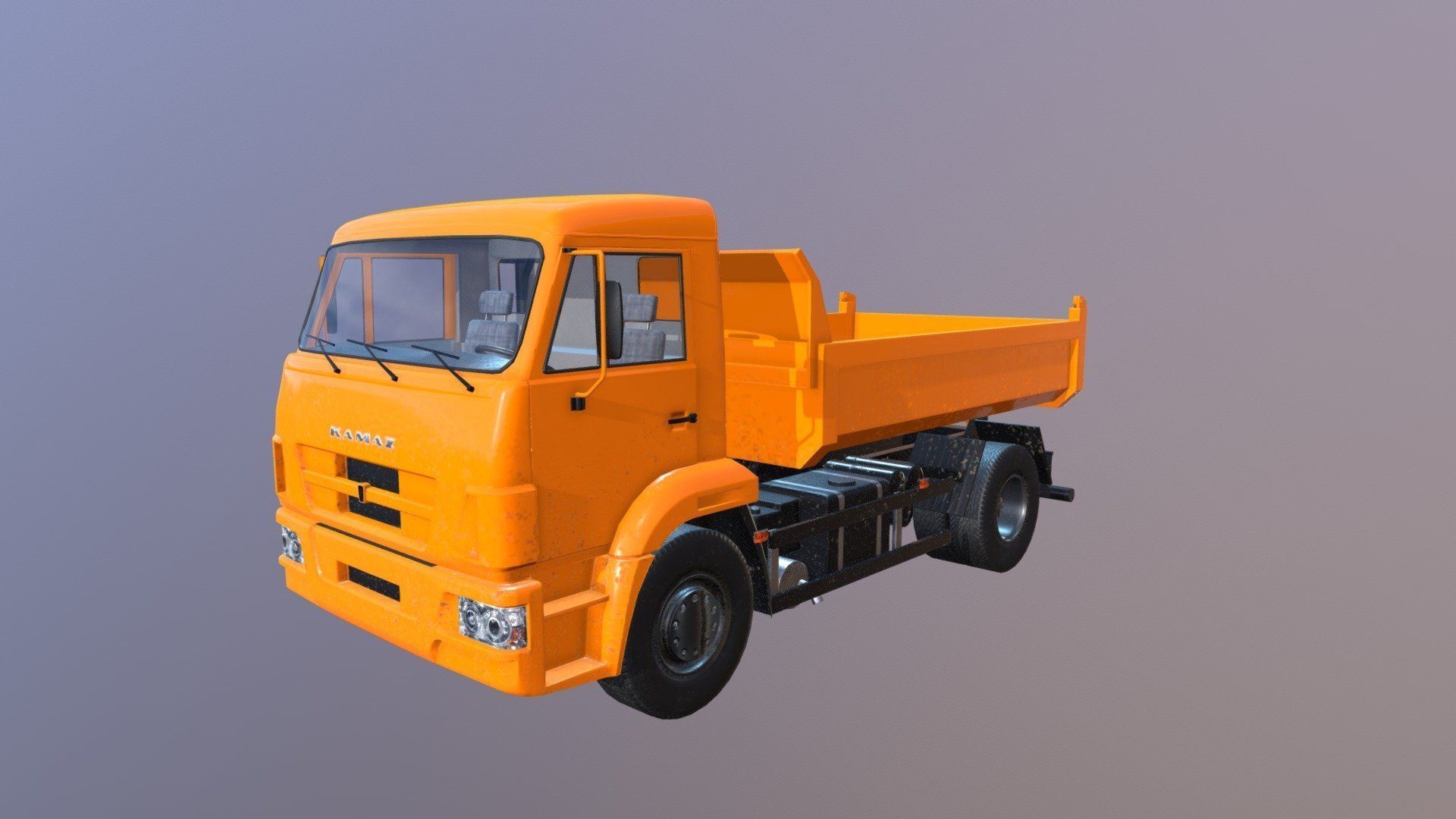 Камаз 3d model