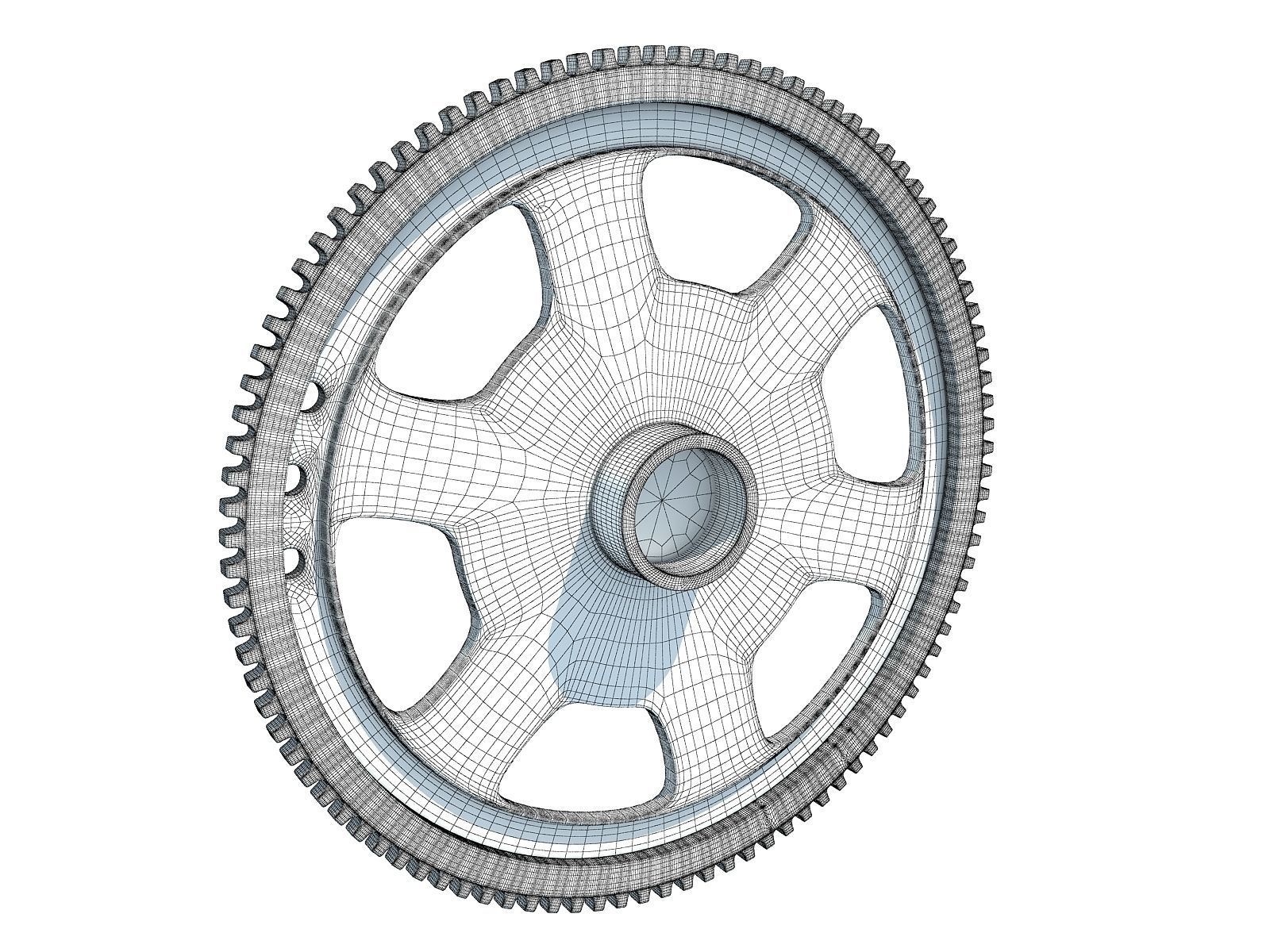 Flexplate Engine Flywheel 3D model CGTrader