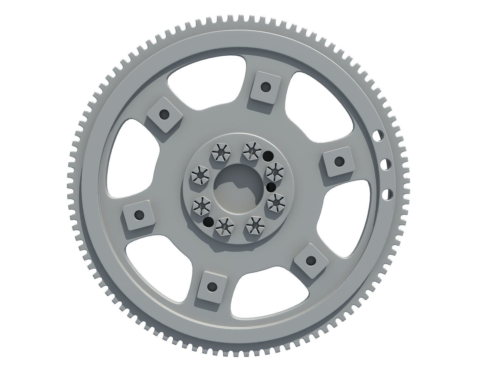 Flexplate Engine Flywheel 3D model CGTrader