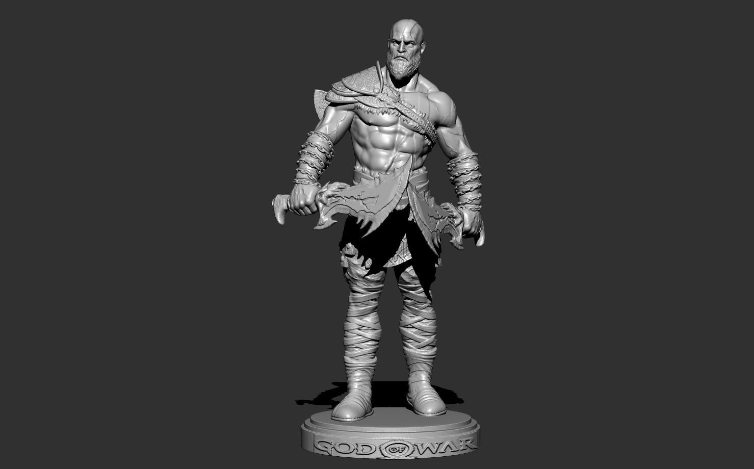 god of war 3D model 3D printable | CGTrader
