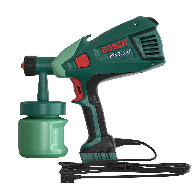 3D model Bosch Spray Gun VR / AR / lowpoly CGTrader