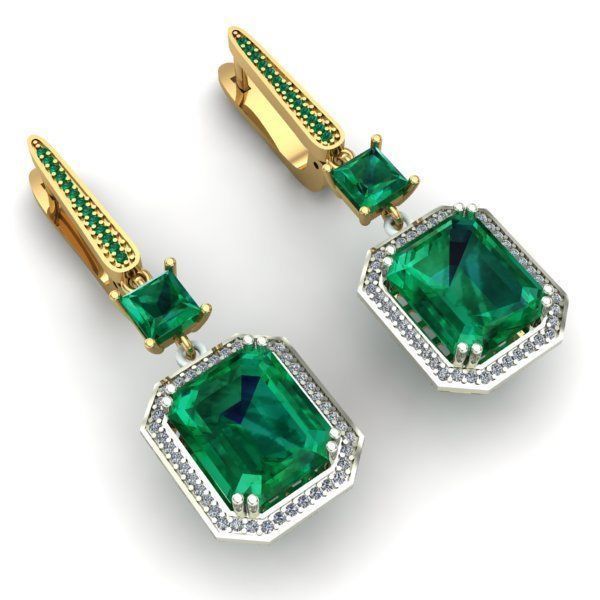 WOMEN EARRINGS 3D print model