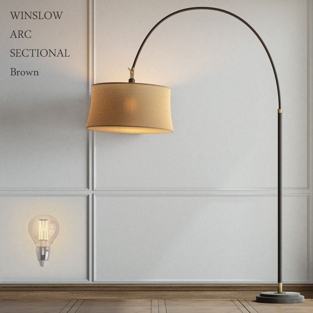 Pottery Barn Winslow Arc Sectional Floor Lamp 3d Model Max Obj Mtl Pottery Barn Winslow Arc Sectional Floor Lamp 3d Model Max Obj Mtl 3ds Fbx