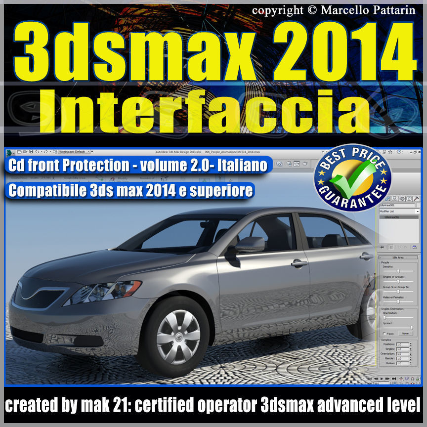 3dsmax 2014 vol 2 Interfaccia Italiano cd front