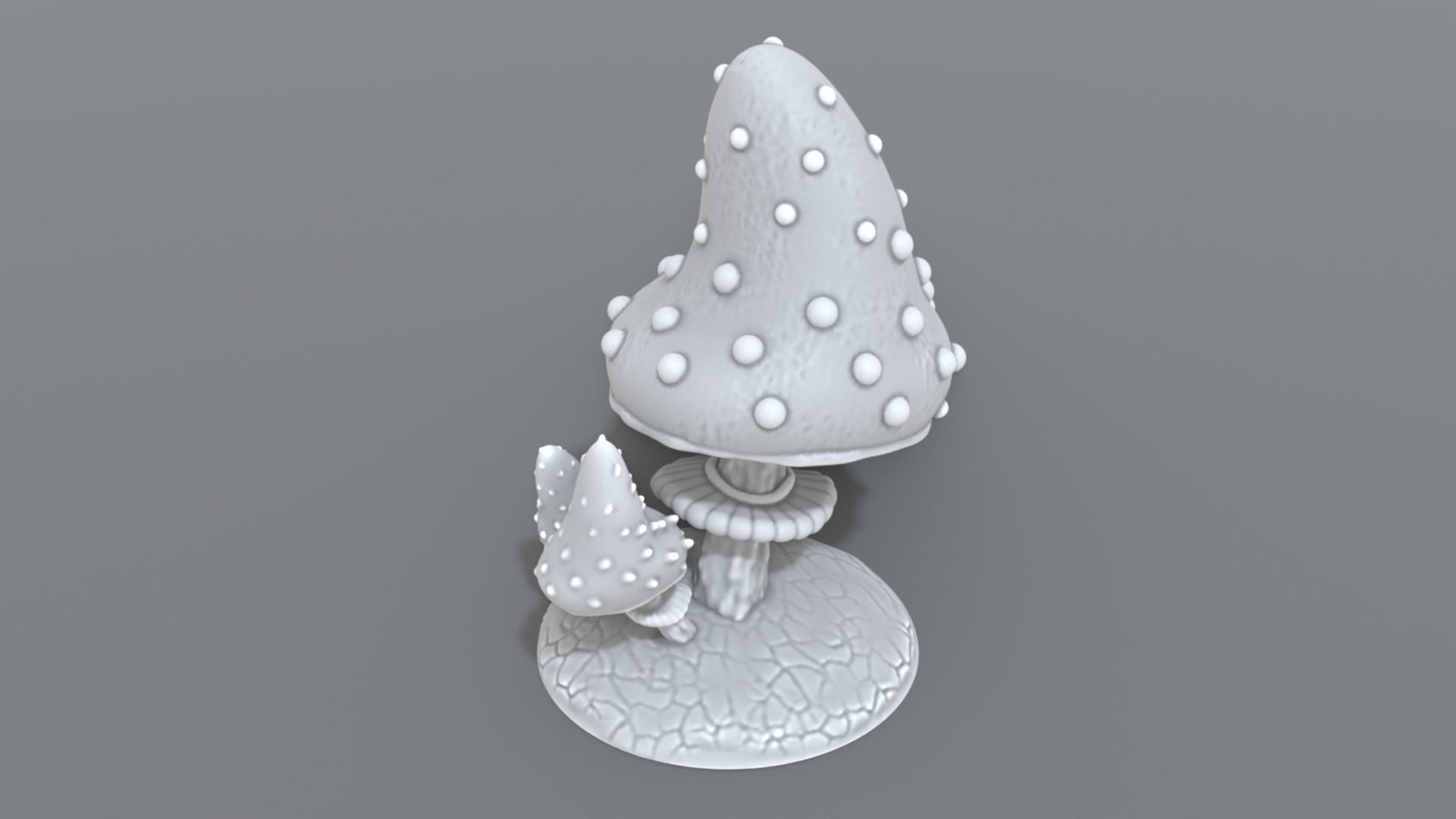 Mushroom 3D model 3D printable | CGTrader