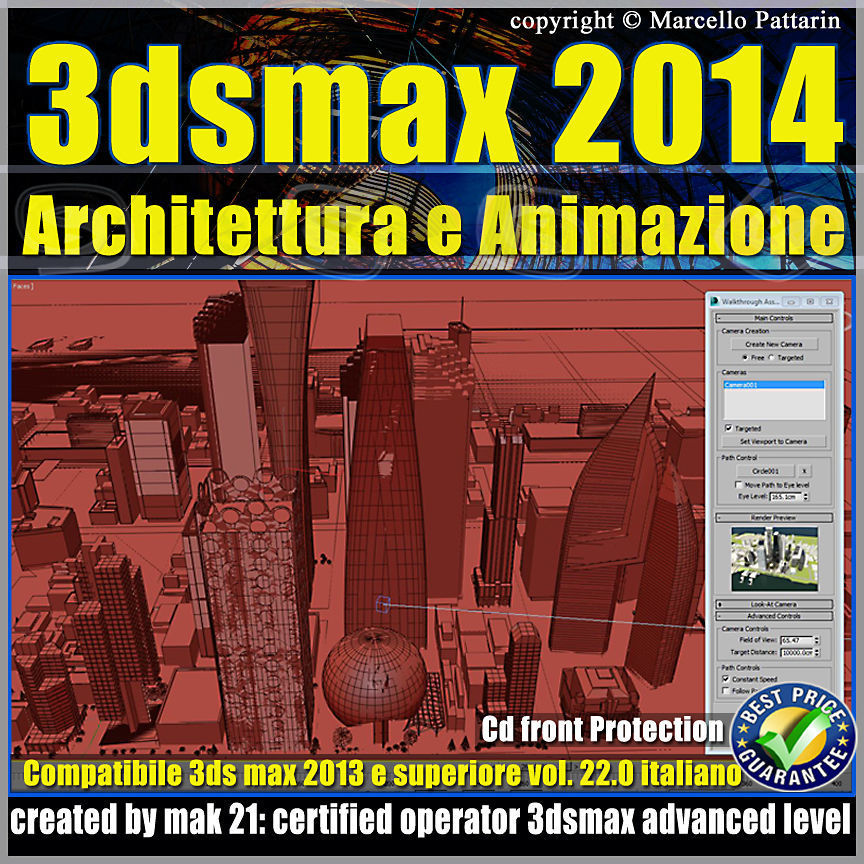 3ds max 2014 Architettura e Animazione v 22 Italiano cd front