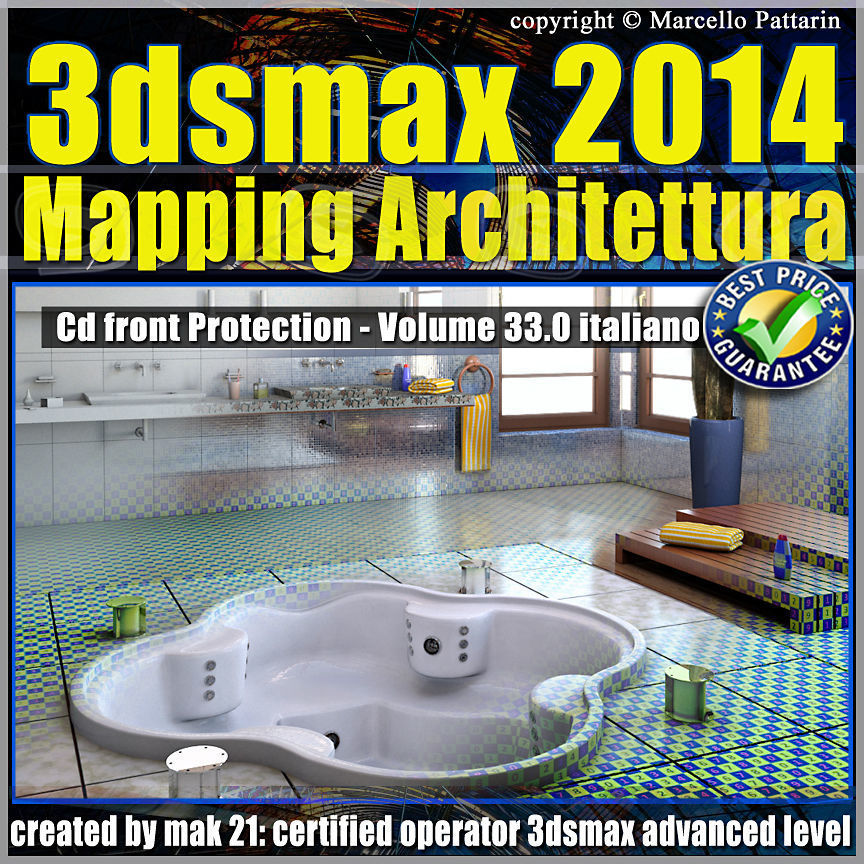 3ds max 2014 Mapping Architettura vol 33 Italiano cd front