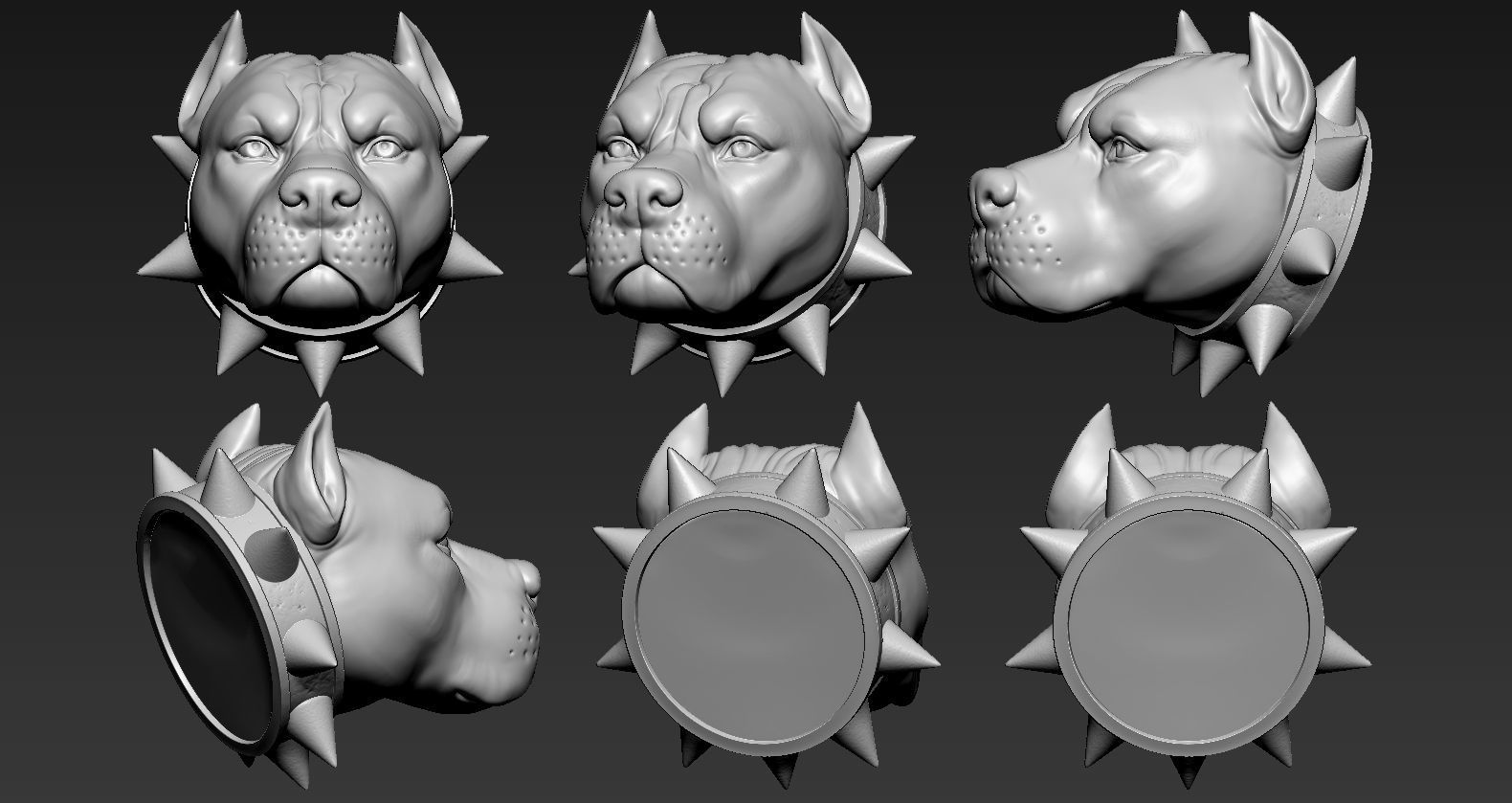 American Bully 3D model 3D printable | CGTrader