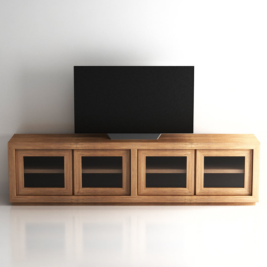 Restoration Hardware Media Console 3D | CGTrader