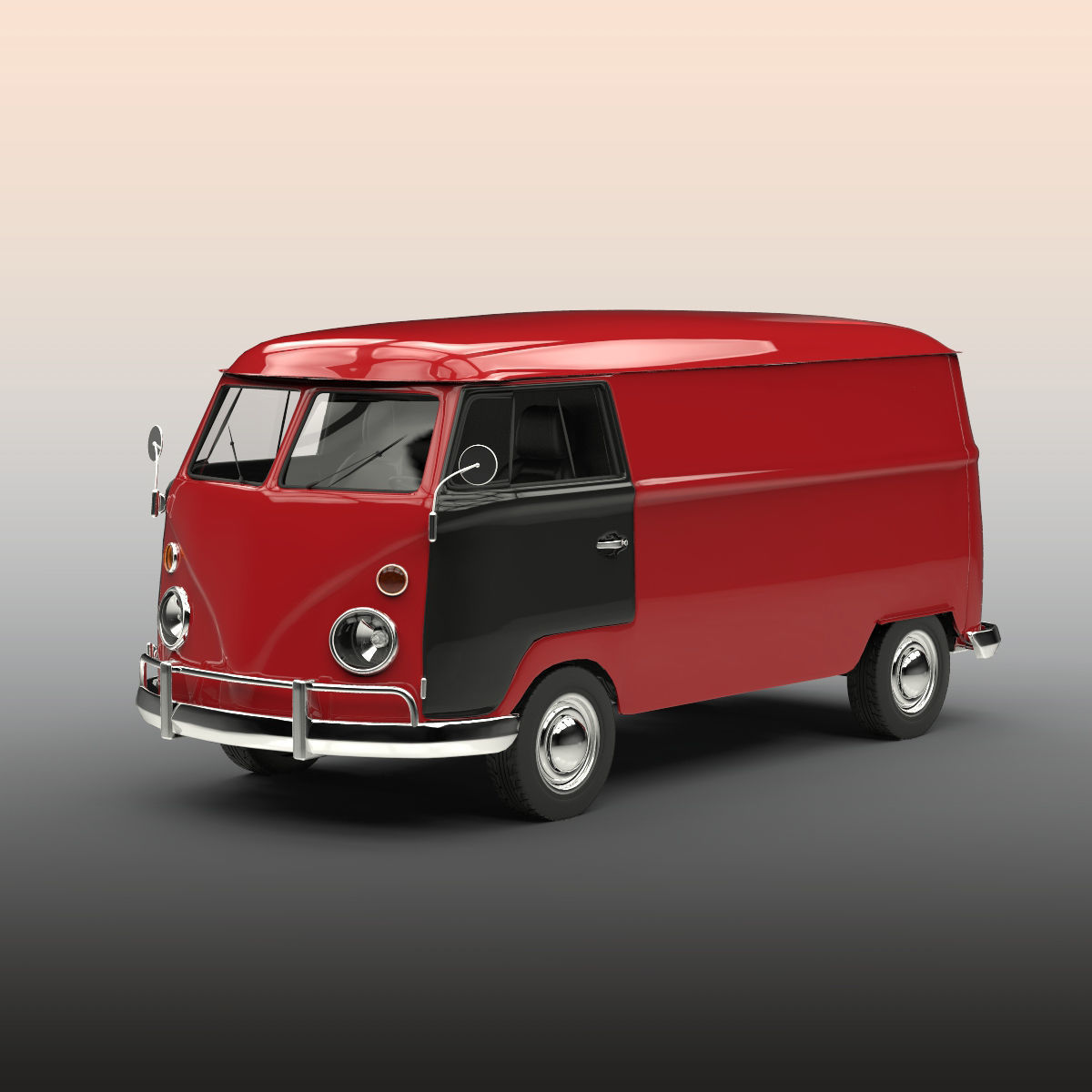 Old Van 3D Model CGTrader