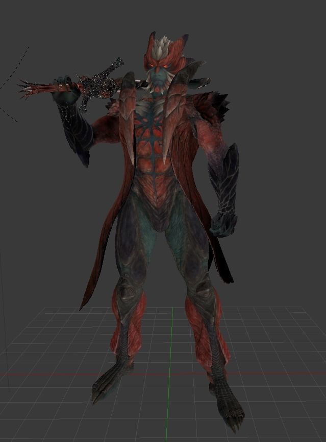 Devil May Cry - Dante Devil Form 3D model 3D printable | CGTrader