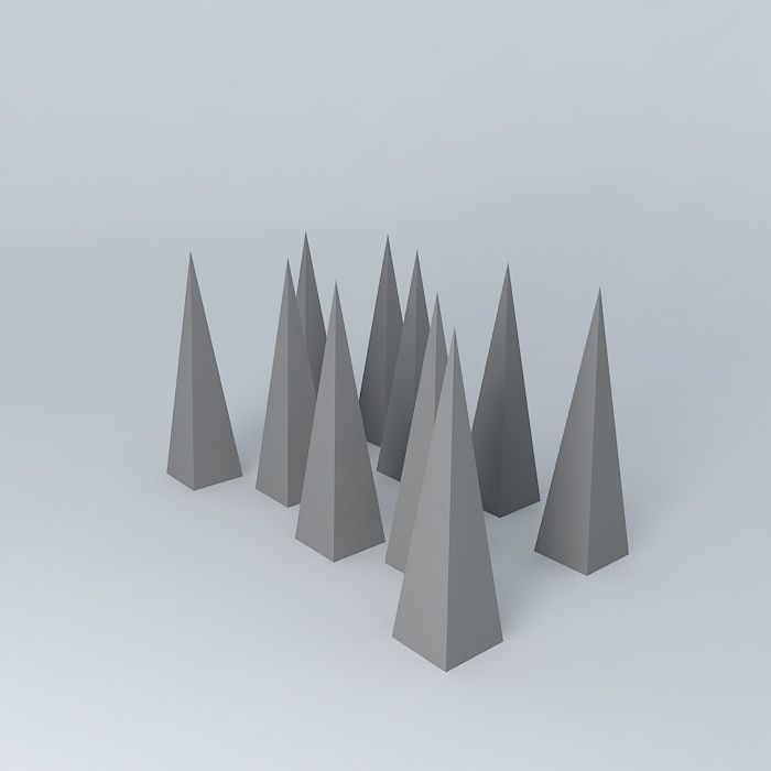 Spikes Free 3D model
