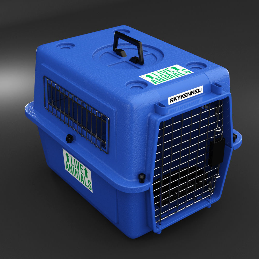 Petmate sky kennel 3D model CGTrader