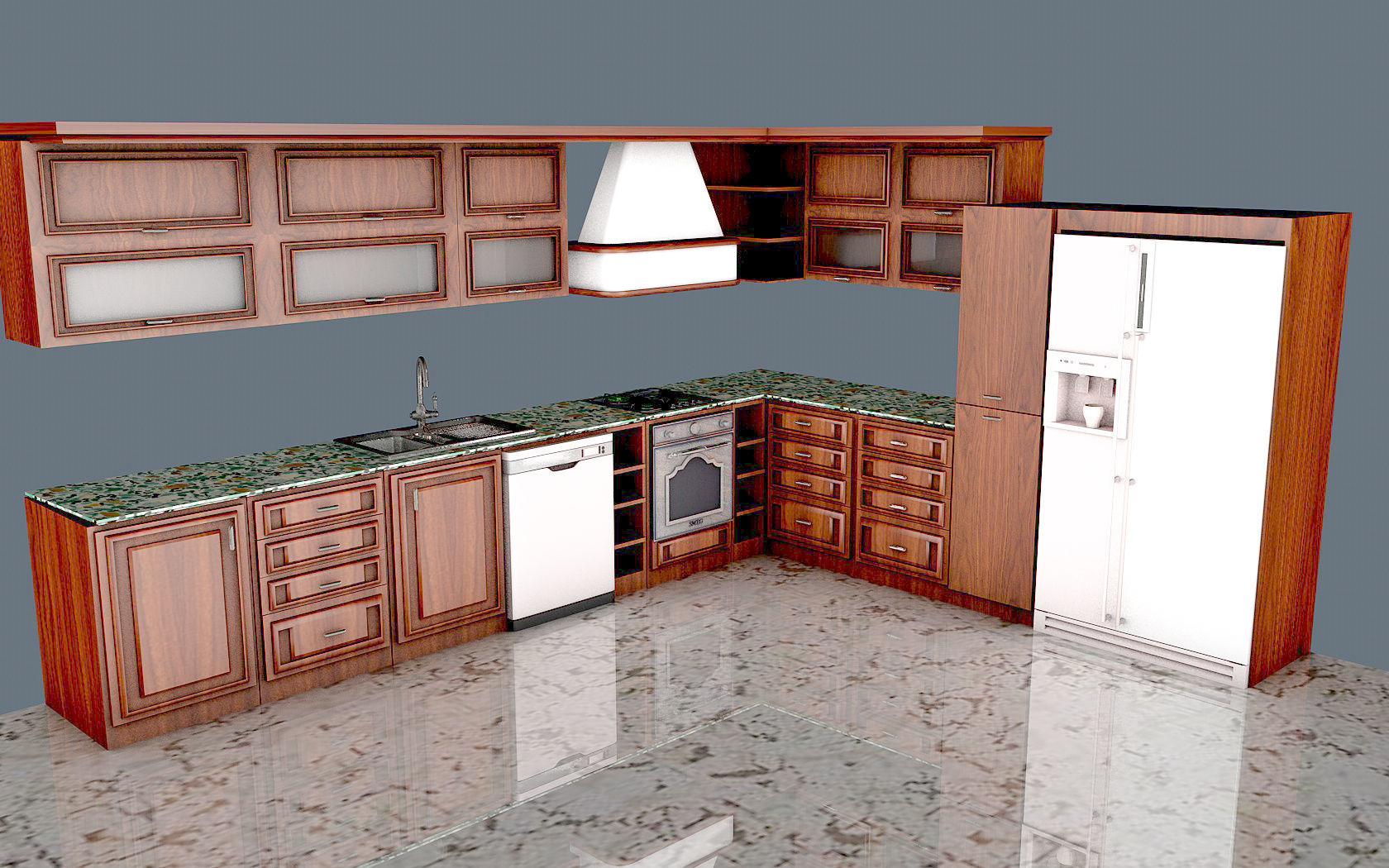 Kitchen 2 3D model