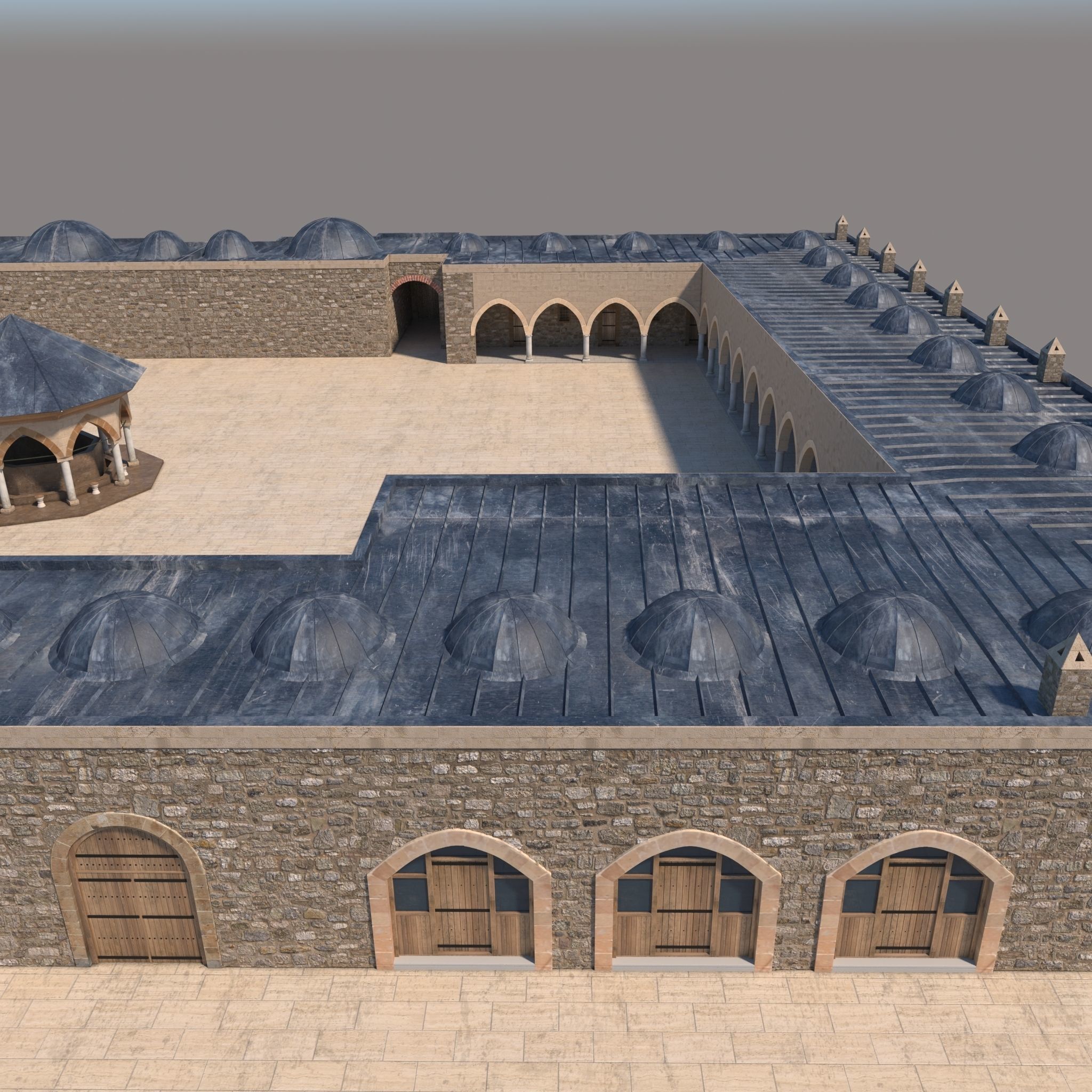 Medieval inn 3D model | CGTrader