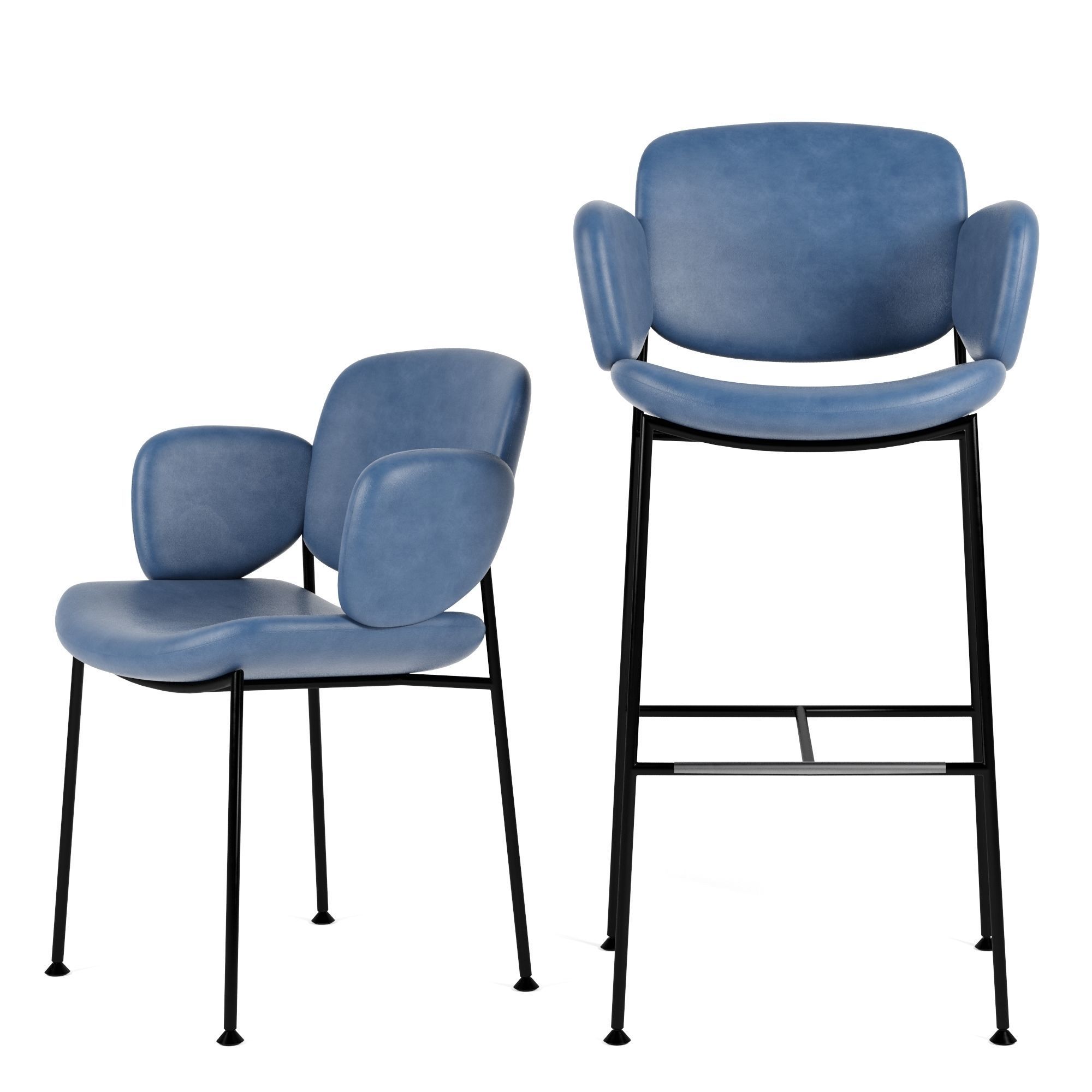 Arrmet Macka armchair and stool