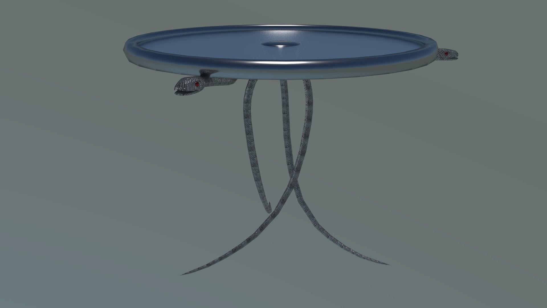 1ex0 Snake Table Low Poly version Low-poly 3D model