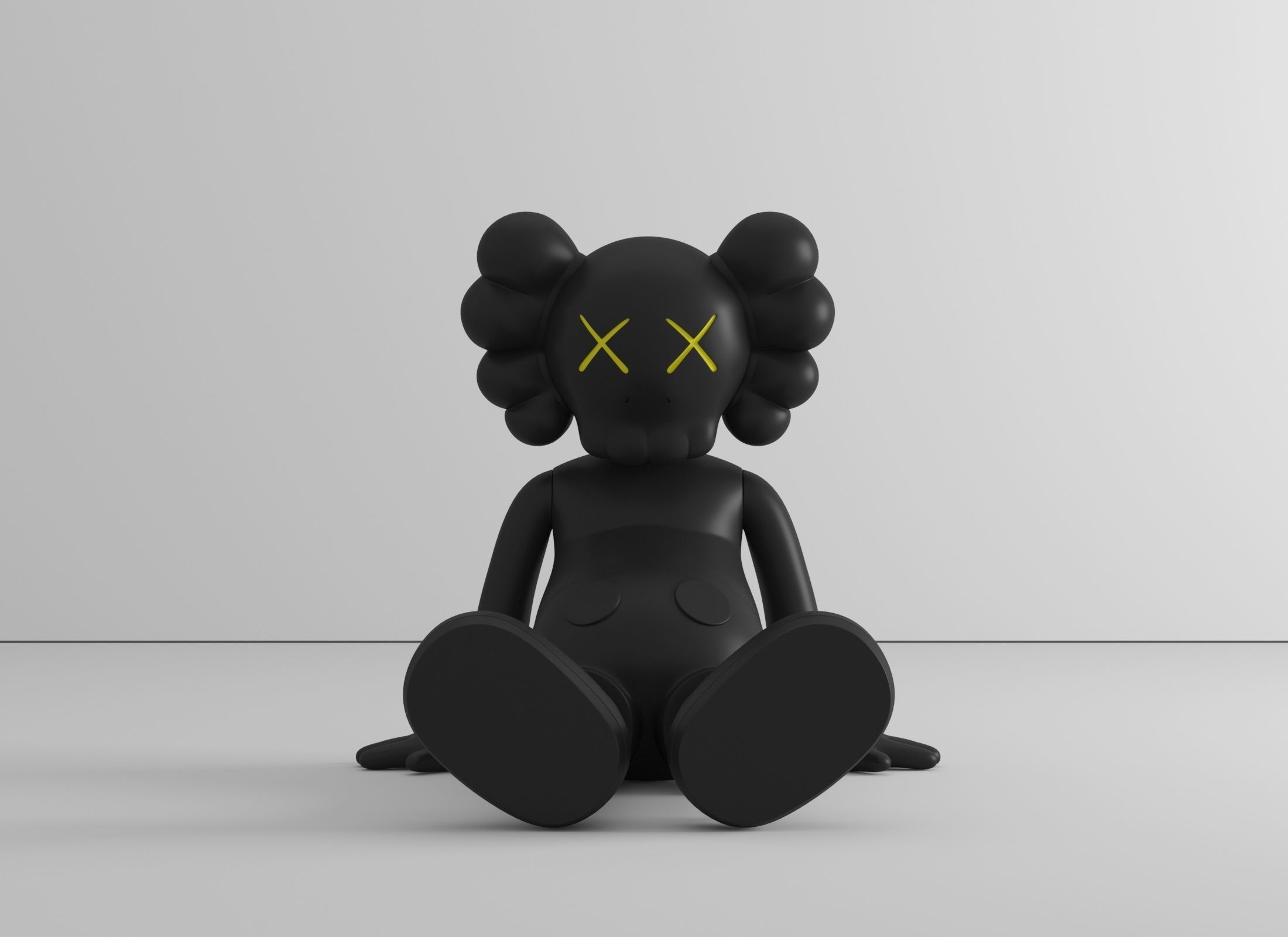 kaws figure drawing