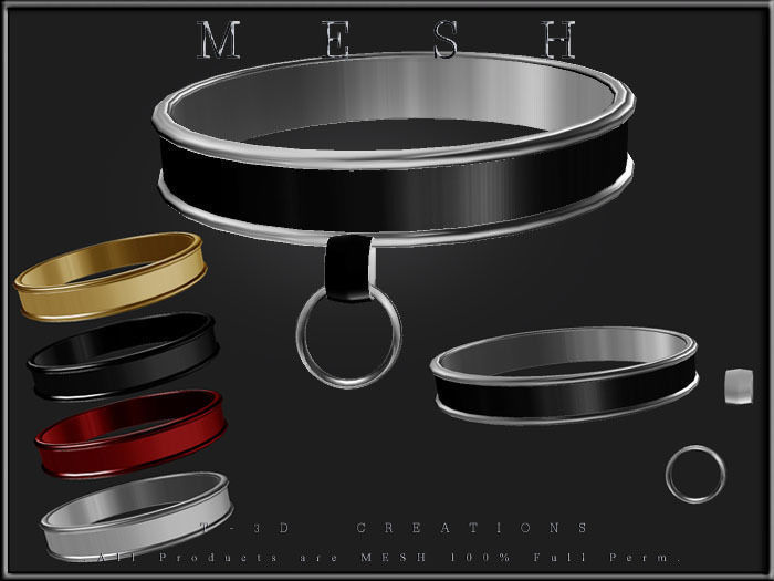 Simple Collar  Low-poly  3D model