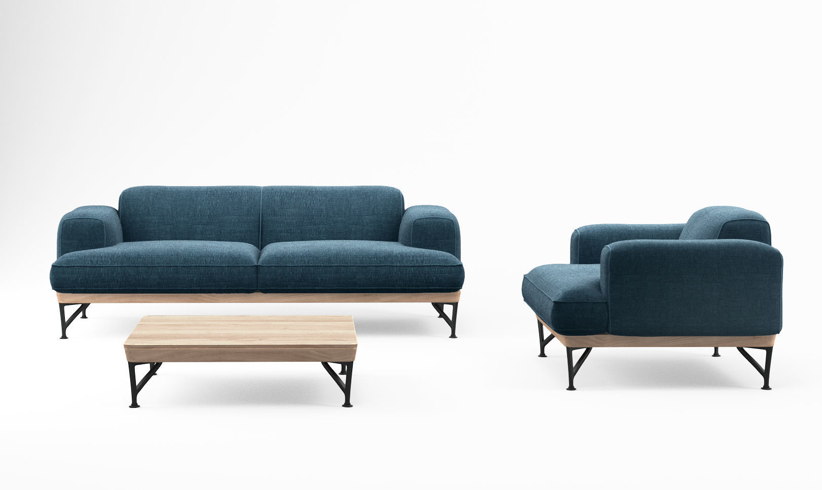 De la Espada armstrong sofa and armchair