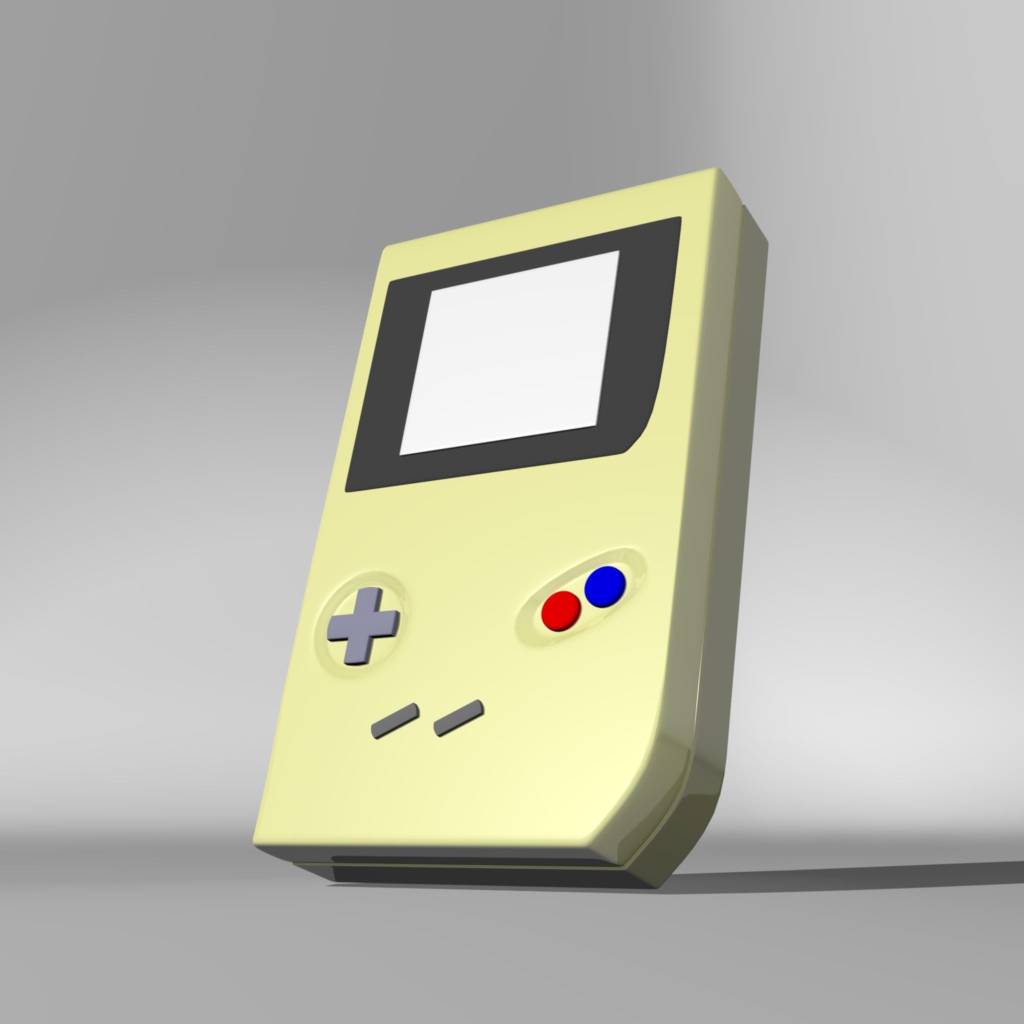 Low poly Gameboy Low-poly  3D model