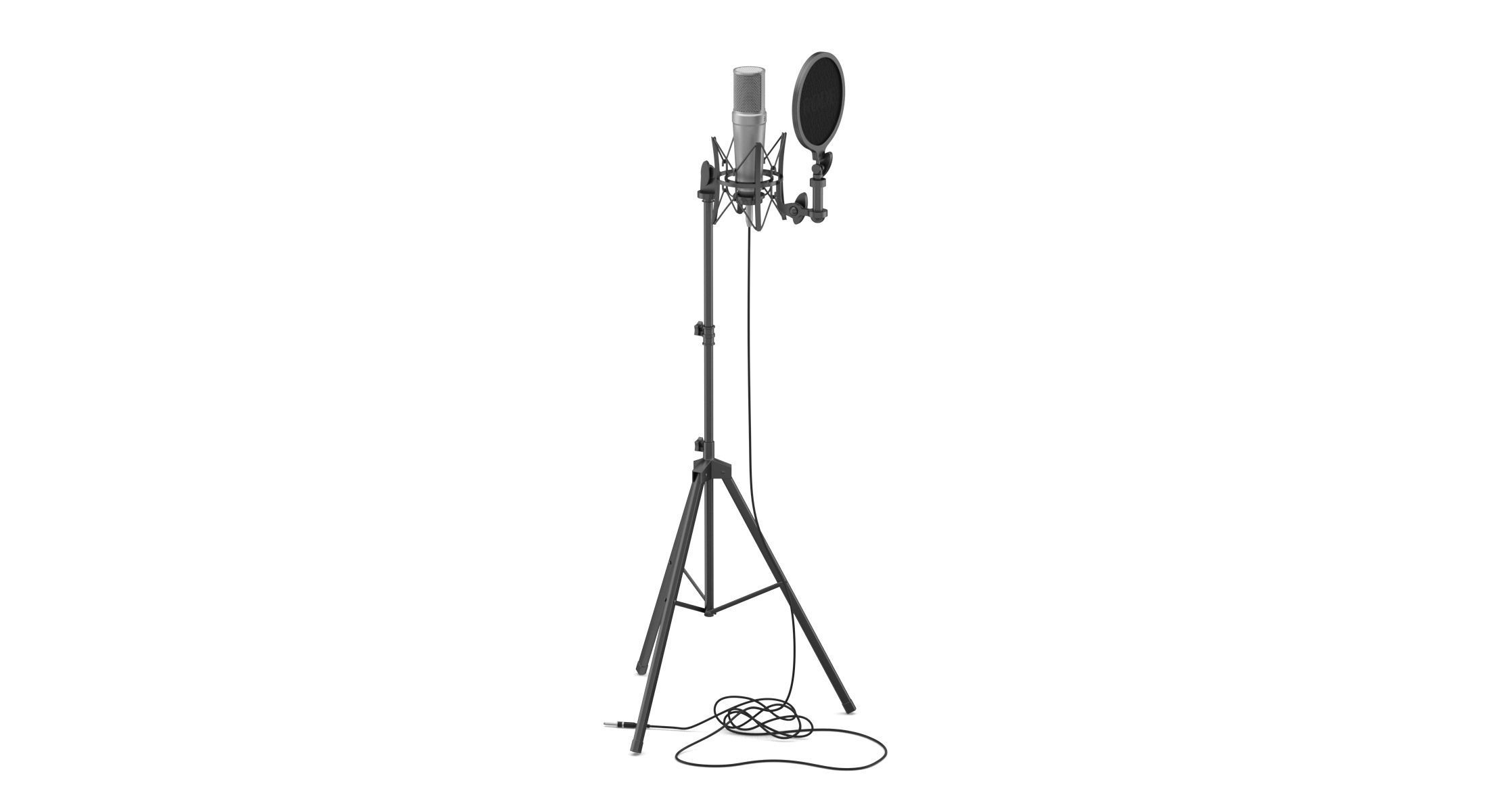 Rode Studio Microphone Stands with Filter 3D model CGTrader
