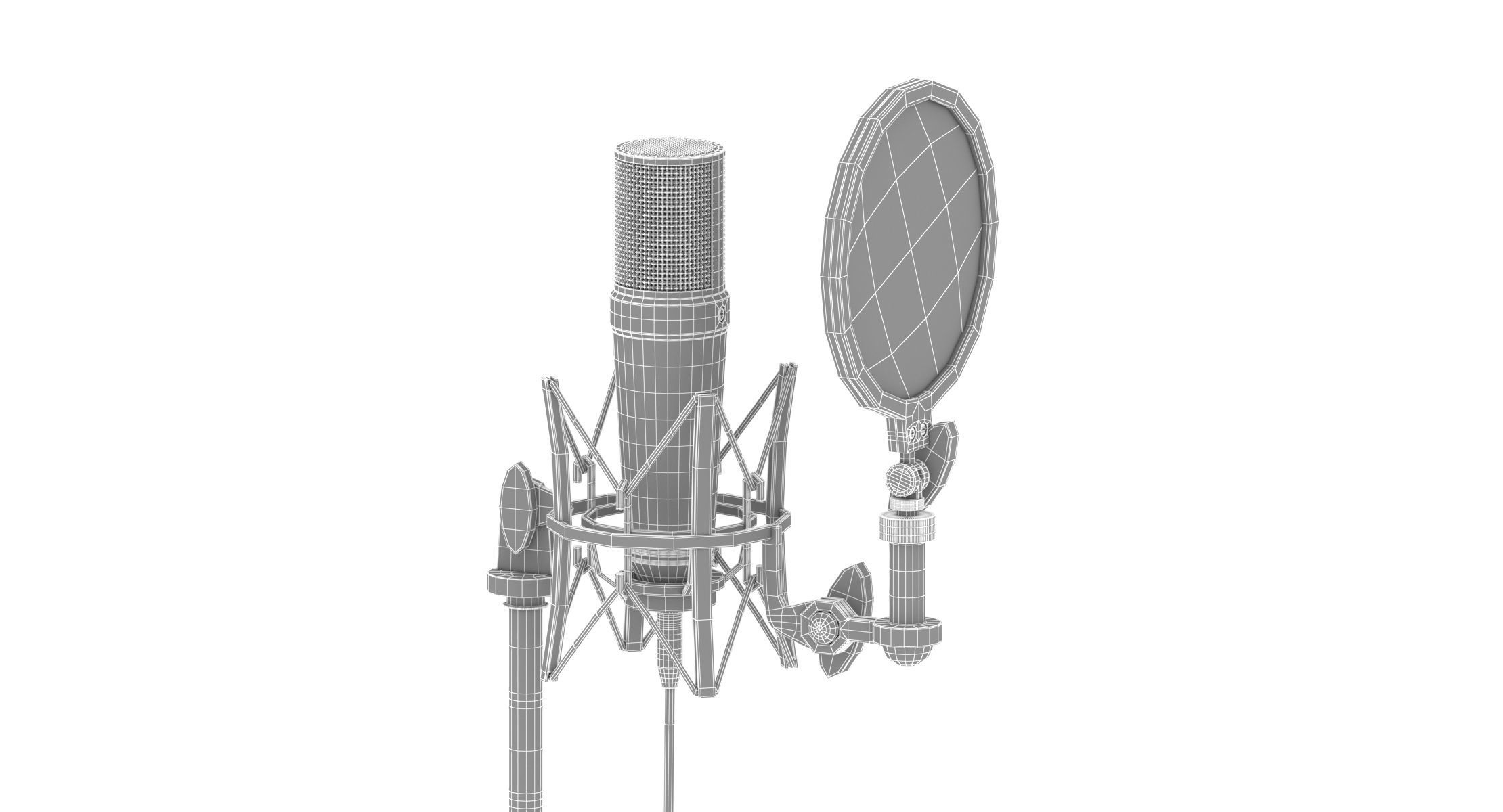 Rode Studio Microphone Stands with Filter 3D model | CGTrader