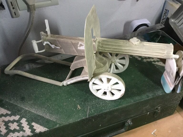 Maxim M1910 machine gun scale model 3D model 3D printable | CGTrader