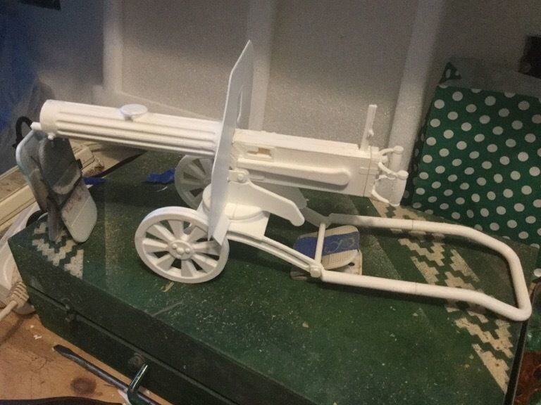 Maxim M1910 machine gun scale model 3D model 3D printable | CGTrader