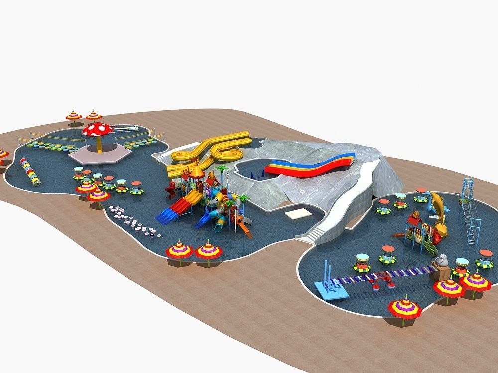 Water Park 2 3D model