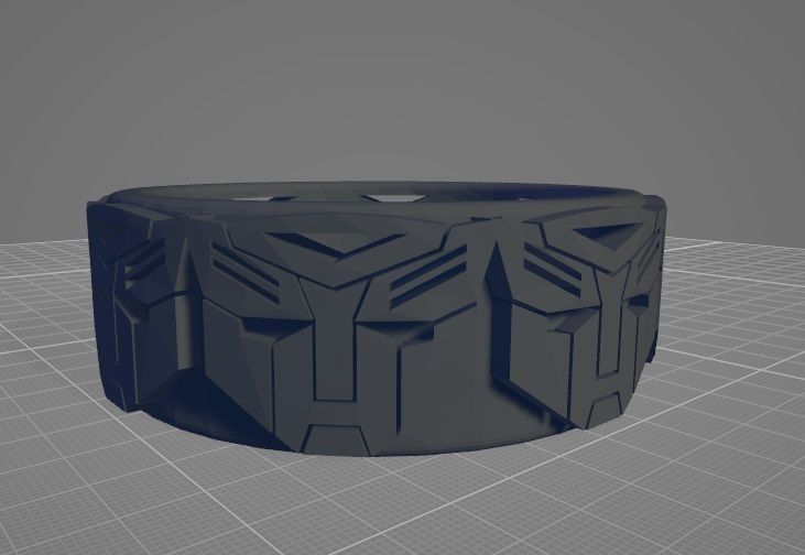 Autobot Logo Ring 3D print model