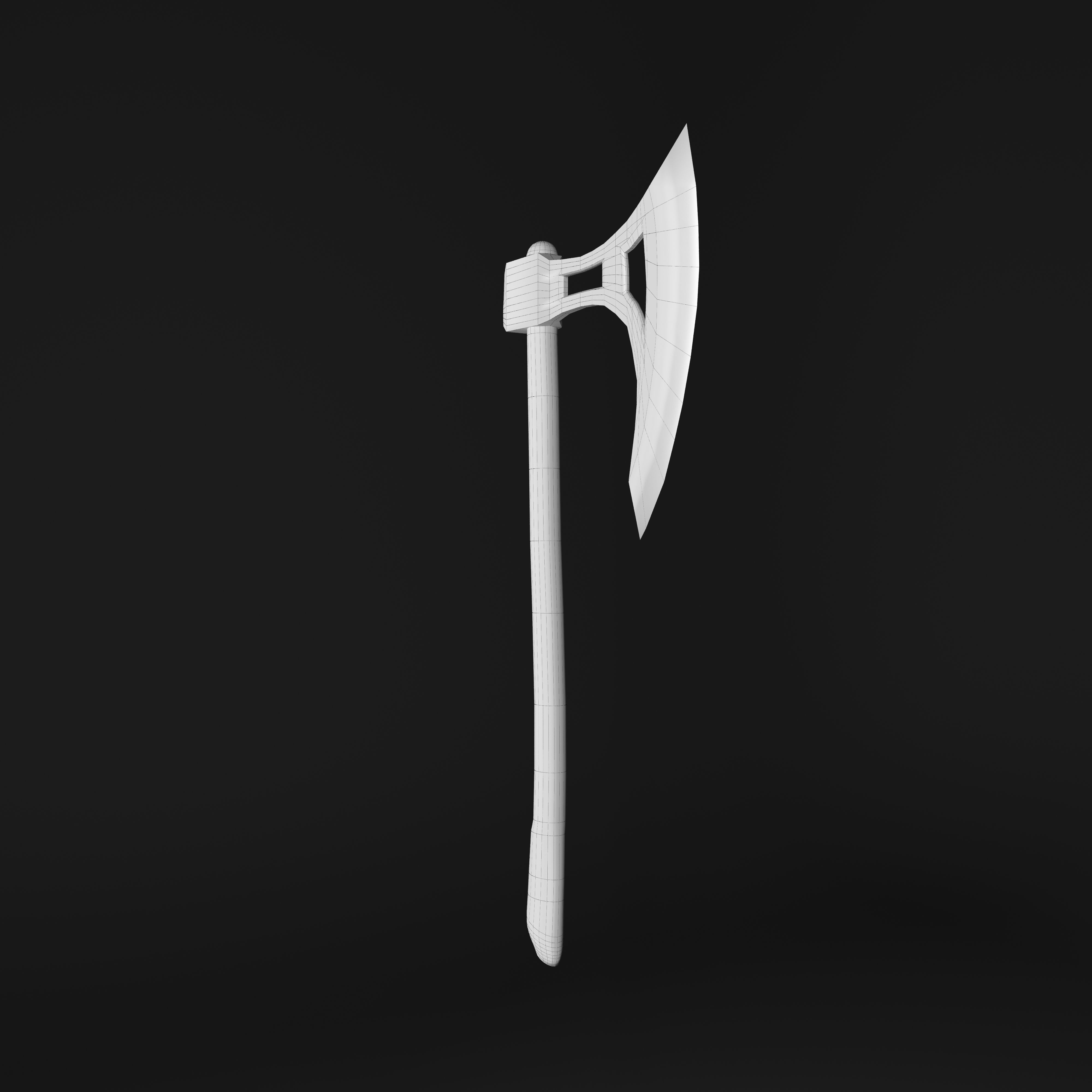 Battle Axe Breaker free VR / AR / lowpoly 3D model CGTrader