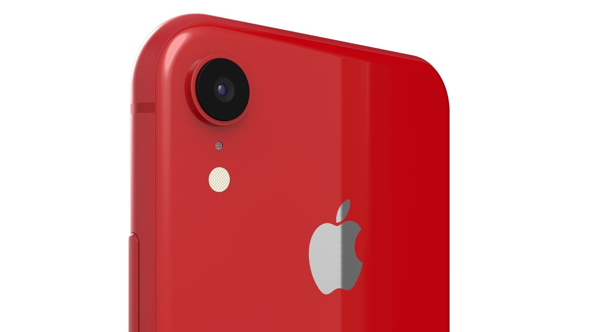 Apple iPhone XR Red 3D model CGTrader