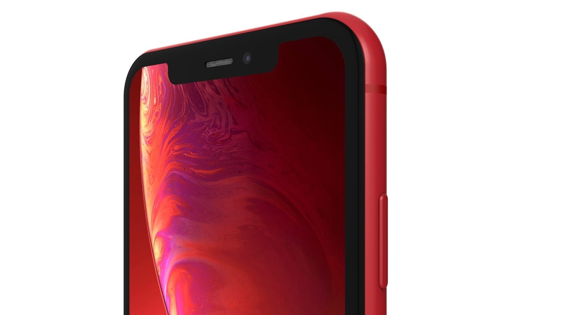 Apple iPhone XR Red 3D model CGTrader