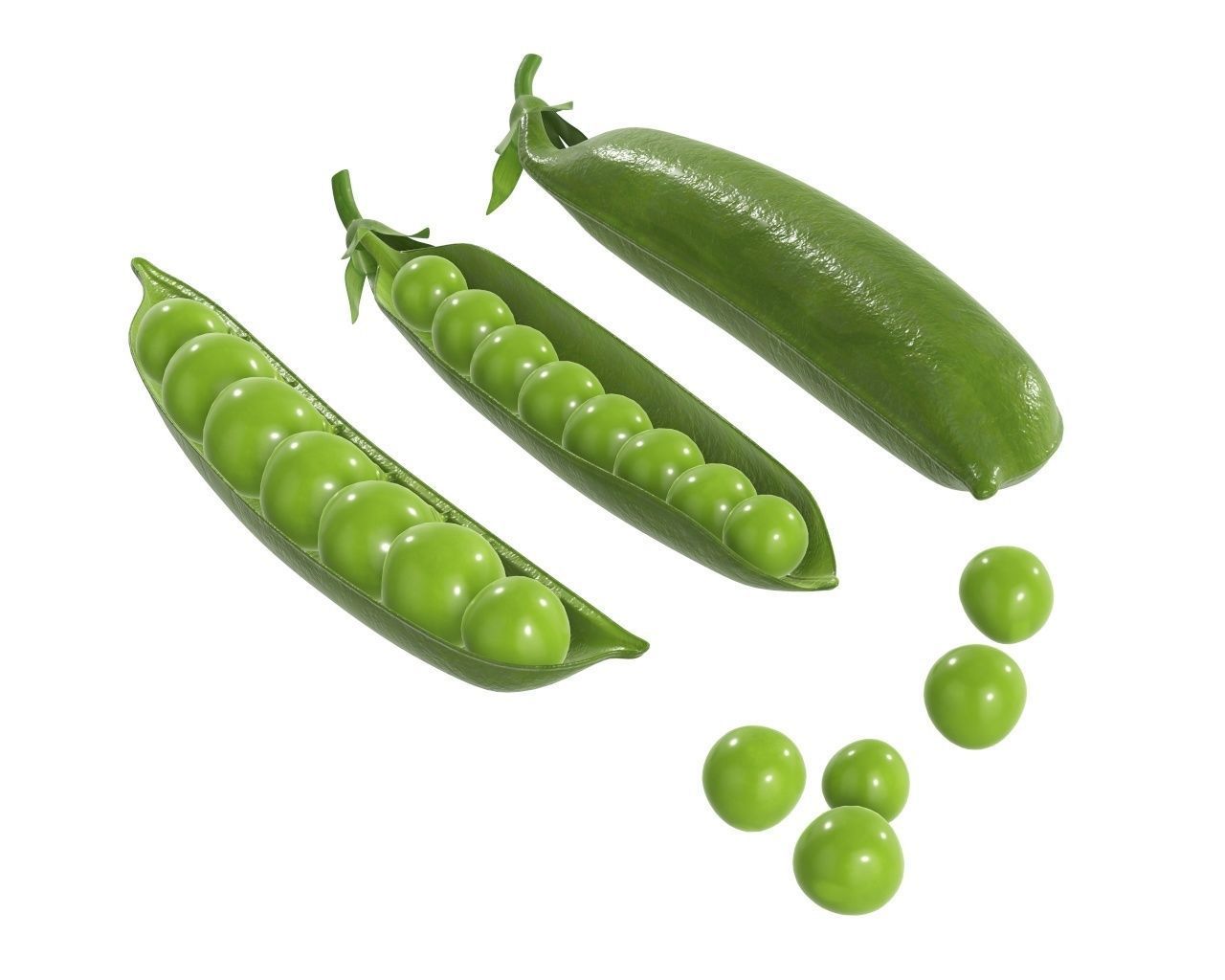 Peas green