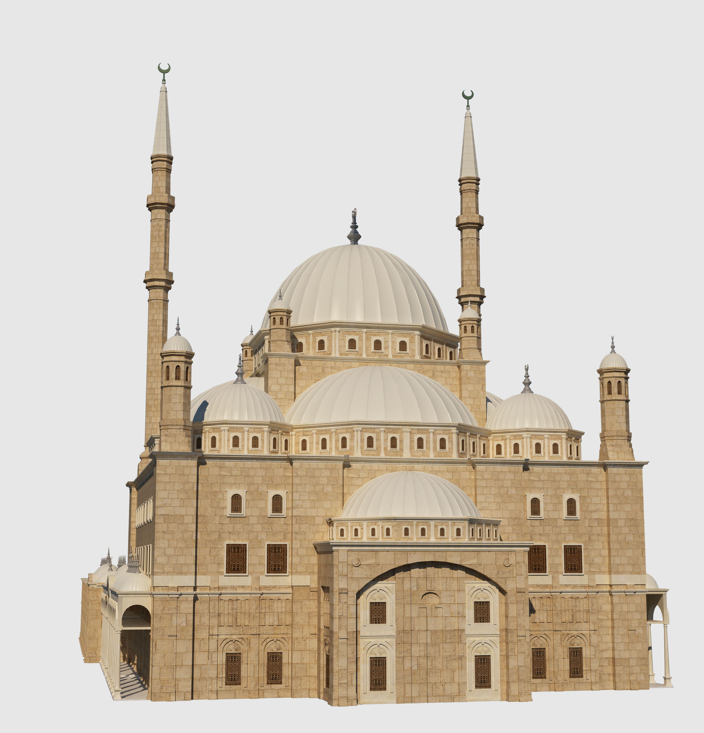 Muhammad Ali Mosque 3D model | CGTrader