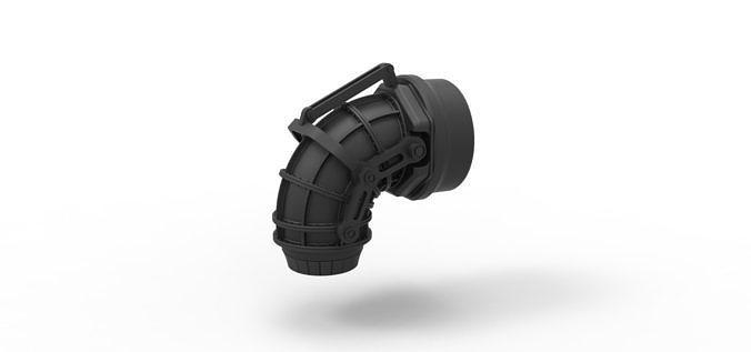 Diecast Jet nozzle 3D model 3D printable | CGTrader