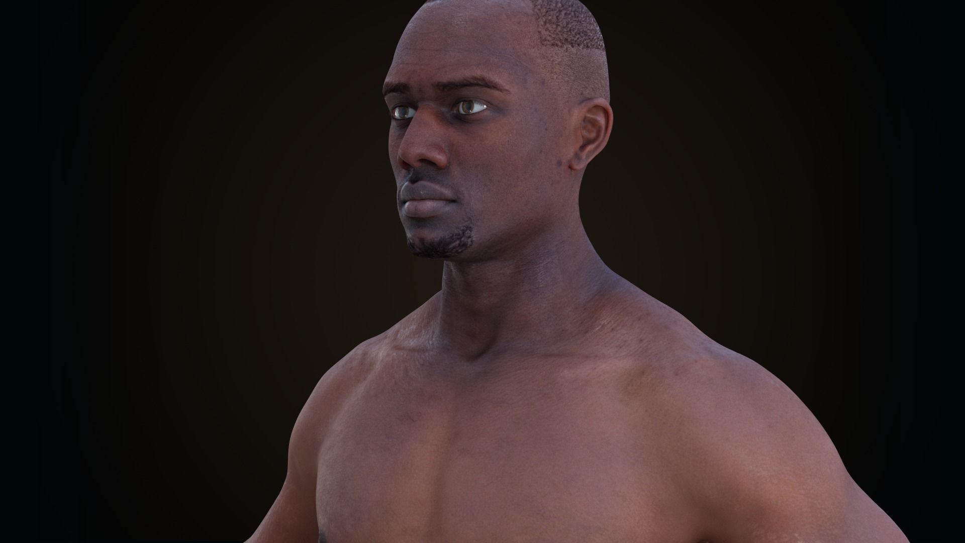 Male Rig 3D model Cinematic Male 002 - Advanced Body Rig - Face Rig - GUI VR ...
