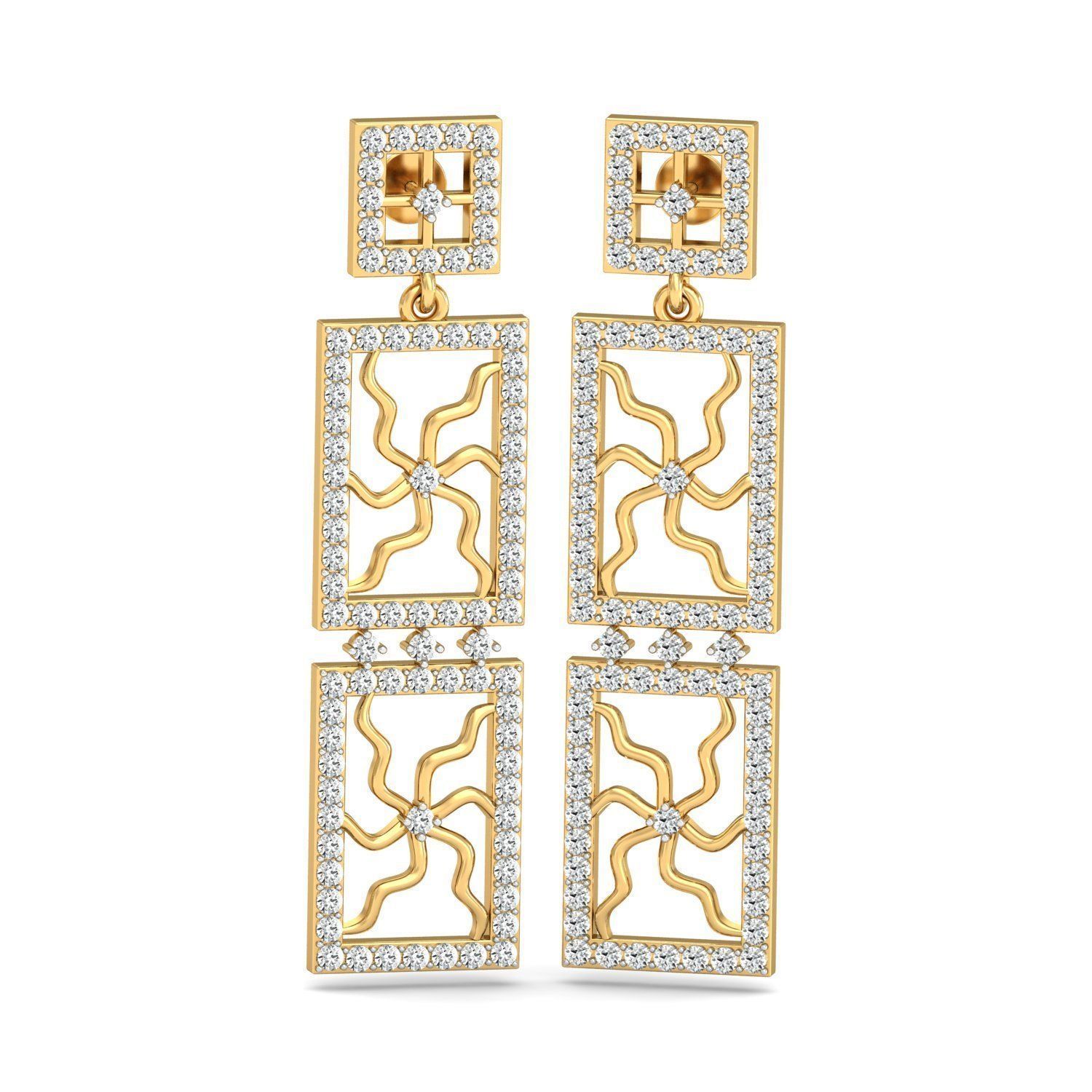 Long Earrings For Ladies 3D print model