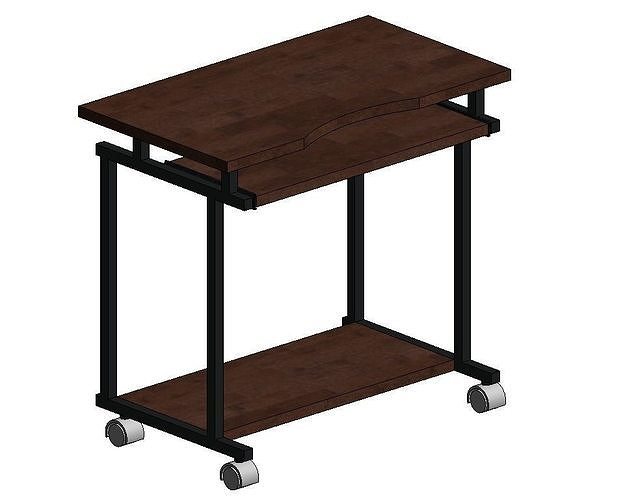 Simple Laptop Table - AUTODESK REVIT FAMILIES 3D model | CGTrader