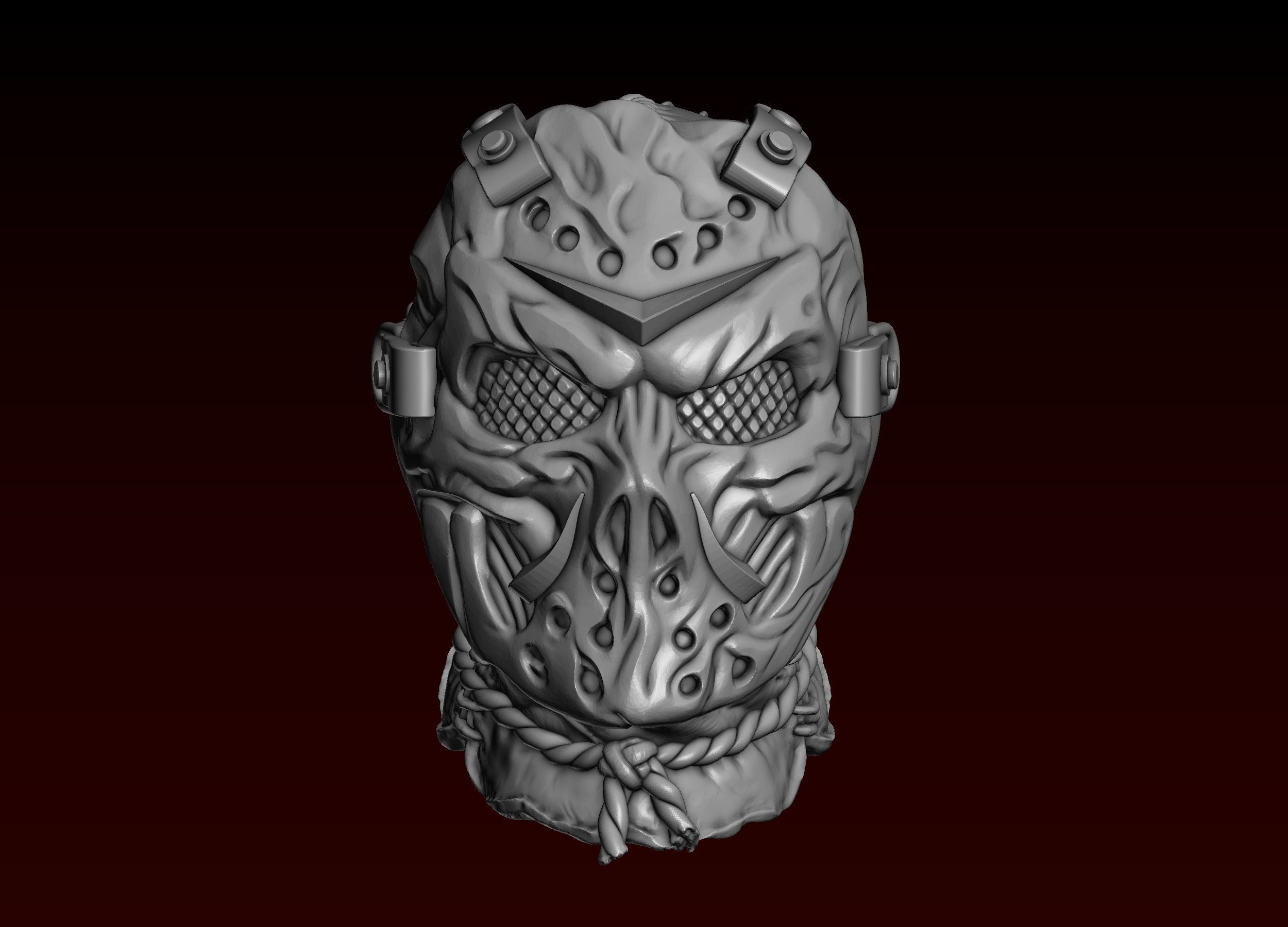 Jason Head in Mask 3D print model