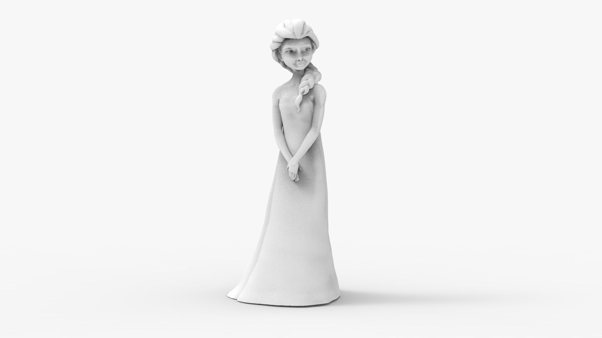 Elsa Elegant Style 3D printable model | CGTrader